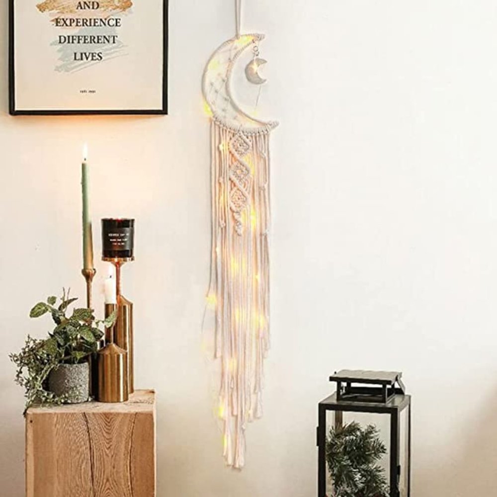 Cotton Boho Moon Decoration Wall Art ! ✦